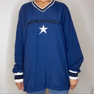 navy blue CONVERSE pullover
